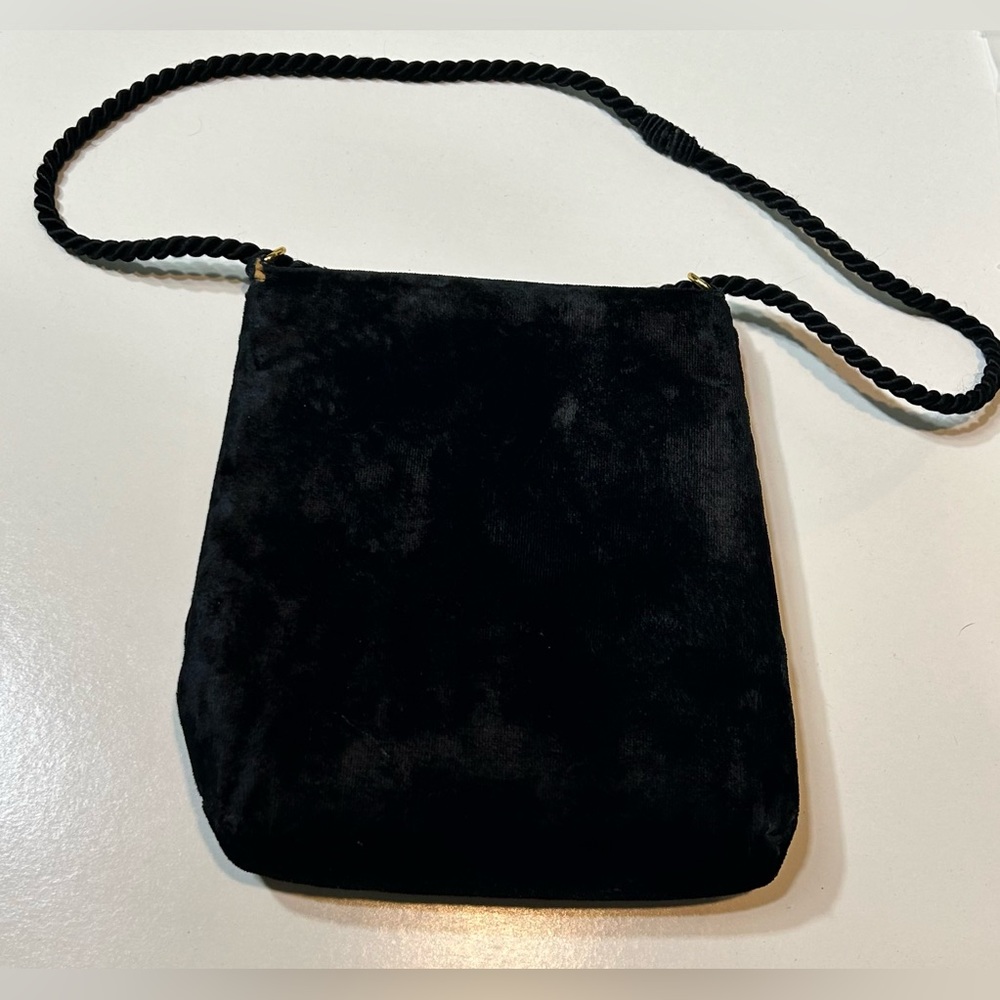 Magid Vintage Black Velvet Bag - Picture 4 of 5
